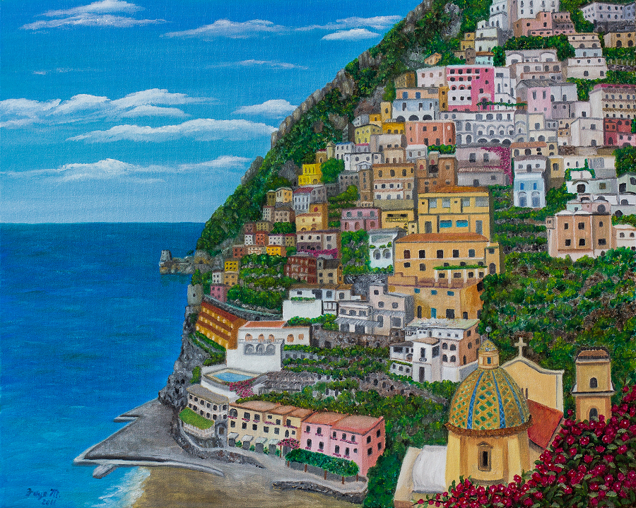 Positano on the Amalfi Coast 